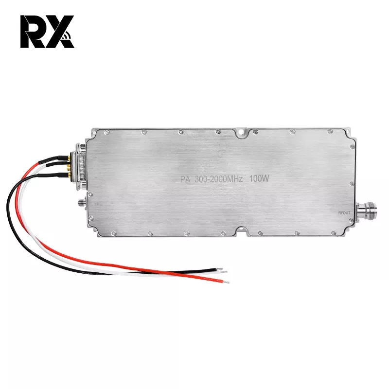 100w RF қуат күшейткіші модулі 300 -2000mhz 32V 8A Жоғары пайда